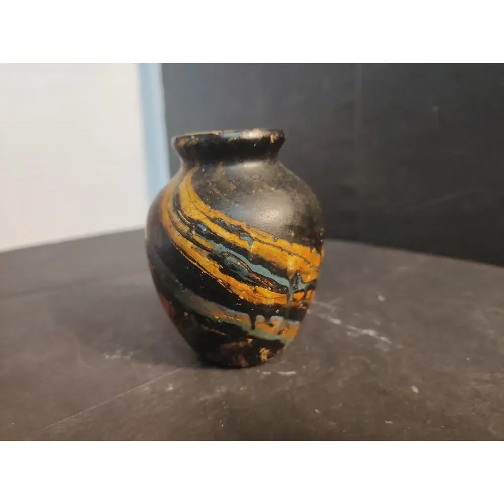 Handmade vintage marbled